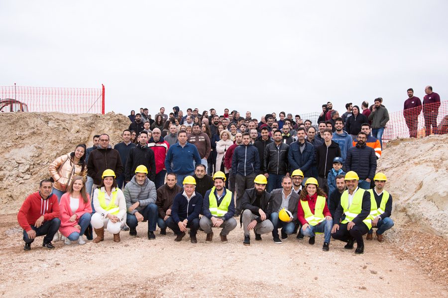 LAYING OF THE FIRST STONE
